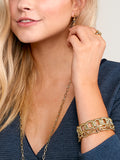 Linking Metals Cuff - Gold | Quality Costume Jewelry