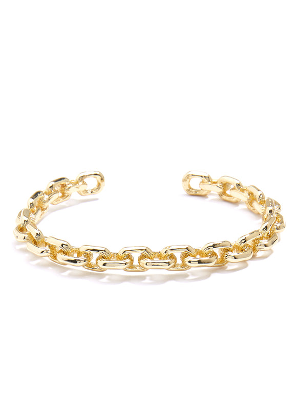 Thin Chain Cuff Bracelet - Gold | Beautiful Fashion Jewelry