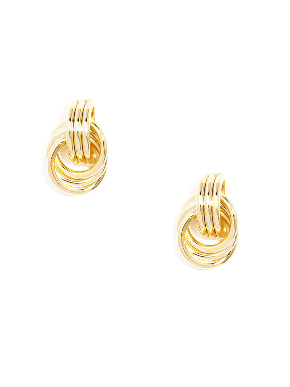 Linked Loops Stud Earring Jewelry