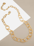 Matte Gold Oval Links Chain