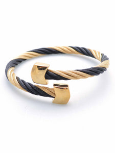 Two Tone Twist Bracelet