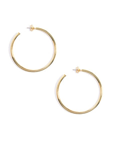 Medium Chunky Hoop Earring With Opening